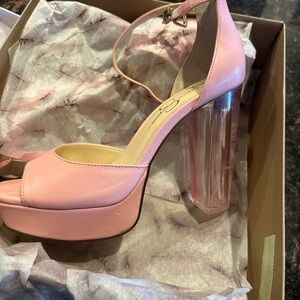Pink Platform Heels
